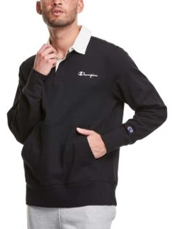 Rugby Kanga Pocket Long Sleeve Polo(Champion Rugby Kanga Pocket Long Sleeve Polo Co)