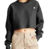 Reverse Weave Emb C Logo Crop Crewneck Sweatshirt(Champion Reverse Weave Emb C Logo Crop Crewneck Sweatshirt Women Co)