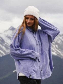 Indigo Shacket Jacket(Notice The Reckless Indigo Shacket Jacket Women Sp25) -ThinkEmpire Shop Indigo Shacket Front Lifestyle