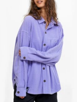 Indigo Shacket Jacket(Notice The Reckless Indigo Shacket Jacket Women Sp25)