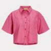 Jamie Poplin Short Sleeve Buttondown Shirt(Jjxx Jamie Poplin Short Sleeve Buttondown Shirt Women Sp25)