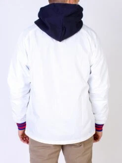 Satin Coach Jacket(Champion Satin Coach Jackets Men Co) -ThinkEmpire Shop Jacket SatinCoach White 4