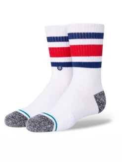 Boyd White Blue Socks (Kids)(Stance Boyd White Blue Socks Kids Su25)