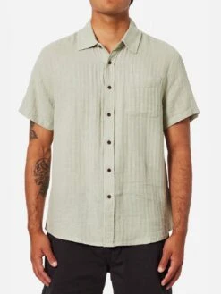 Alan Solid Short Sleeve Buttondown Shirt(Katin Alan Solid Short Sleeve Buttondown Shirt Sp25)