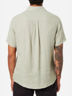 Alan Solid Short Sleeve Buttondown Shirt(Katin Alan Solid Short Sleeve Buttondown Shirt Sp25) -ThinkEmpire Shop KATIN ALAN SOLID SHIRT DESERT SA4