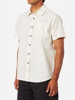 Rollins Short Sleeve Buttondown Shirt(Katin Rollins Short Sleeve Buttondown Shirt Su25) -ThinkEmpire Shop KATIN ROLLINS SHIRT VAPOR GRAY 2