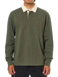 Ronan Long Sleeve Polo(Katin Ronan Long Sleeve Polo Fa25) -ThinkEmpire Shop KATIN RONAN POLO THYME 10
