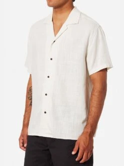 Teller Short Sleeve Buttondown Shirt(Katin Teller Short Sleeve Buttondown Shirt Sp25) -ThinkEmpire Shop KATIN TELLER SHIRT SILVER BIRCH2