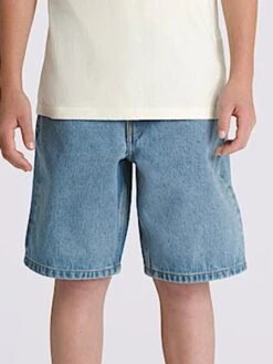 Check 5 Baggy Denim Shorts (Boys 7-14)(Vans Check 5 Baggy Denim Shorts Boys 7 14 Su25)