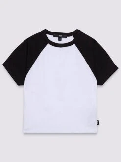 Clare Raglan T-Shirt (Girls 7-14)(Vans Clare Raglan T Shirt Girls 7 14 Sp25)
