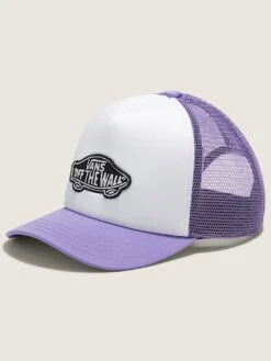 Classic Patch Curved Bill Trucker Hat (Kids)(Vans Classic Patch Curved Bill Trucker Hat Kids Sp25)