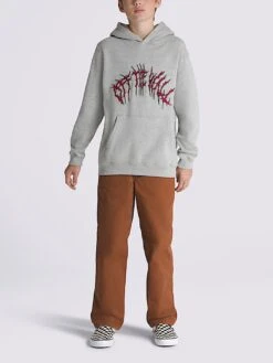 Metal Arch Loose Hoodie (Boys 7-14)(Vans Metal Arch Loose Hoodie Boys 7 14 Sp25) -ThinkEmpire Shop Kids Metal Arch Pullover Hoodie3