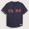 Ye Olde Vans Baseball Jersey T-Shirt (Boys 7-14)(Vans Ye Olde Vans Baseball Jersey T Shirt Boys 7 14 Su25)