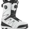 Launch BOA SJ BOA Black/White Snowboard Boots(Salomon Launch Boa Sj Boa Black White Snowboard Boots Wt26)