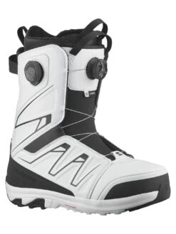 Launch BOA SJ BOA Black/White Snowboard Boots(Salomon Launch Boa Sj Boa Black White Snowboard Boots Wt26)