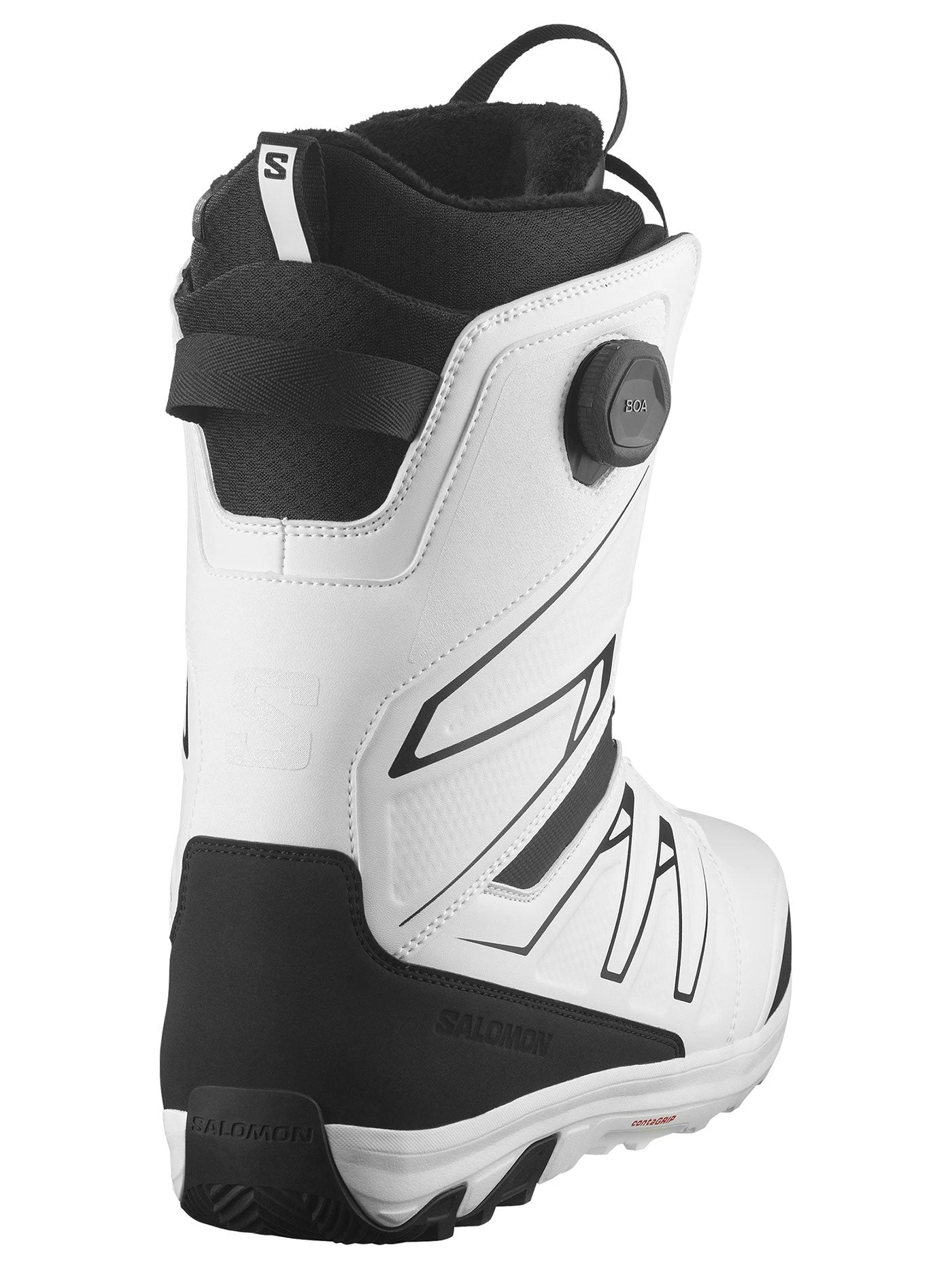 Launch BOA SJ BOA Black/White Snowboard Boots(Salomon Launch Boa Sj Boa Black White Snowboard Boots Wt26) 2 Launch BOA SJ BOA Black/White Snowboard Boots(Salomon Launch Boa Sj Boa Black White Snowboard Boots Wt26) - Image 2