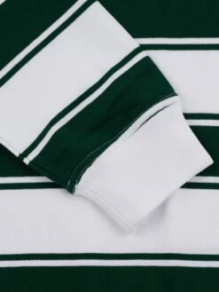 Strife Stripe Long Sleeve Polo(Chain To Bank Strife Stripe Long Sleeve Polo Fa25) -ThinkEmpire Shop LEBEL CTB FW24 TOPS 2300