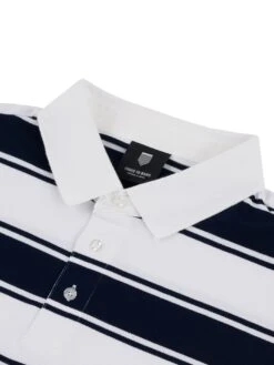 Strife Stripe Long Sleeve Polo(Chain To Bank Strife Stripe Long Sleeve Polo Fa25) -ThinkEmpire Shop LEBEL CTB FW24 TOPS 2330