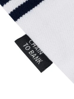 Strife Stripe Long Sleeve Polo(Chain To Bank Strife Stripe Long Sleeve Polo Fa25) -ThinkEmpire Shop LEBEL CTB FW24 TOPS 2380