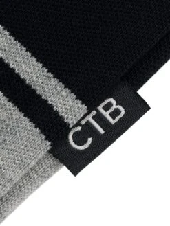 Strife Stripe Long Sleeve Polo(Chain To Bank Strife Stripe Long Sleeve Polo Fa25) -ThinkEmpire Shop LEBEL CTB FW24 TOPS 2420