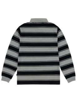 Strife Stripe Long Sleeve Polo(Chain To Bank Strife Stripe Long Sleeve Polo Fa25) -ThinkEmpire Shop LEBEL CTB FW24 TOPS 2430