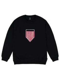 Classic Ft Shield Logo Crewneck Sweatshirt(Chain To Bank Classic Ft Shield Logo Crewneck Sweatshirt Fa25)