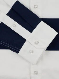 Four Bars Long Sleeve Buttondown Shirt(Chain To Bank Four Bars Long Sleeve Buttondown Shirt Ho25) -ThinkEmpire Shop LEBEL CTB SS25 TOPS 98080