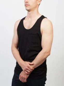 Pocket Tank Top(Lira Pocket Tank Top Co) -ThinkEmpire Shop LIR CAM LE1006 CO BLACK 2