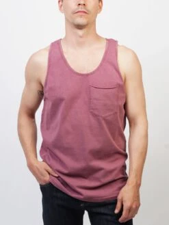 Pocket Mineral Wash Tank Top(Lira Pocket Mineral Wash Tank Top Co)