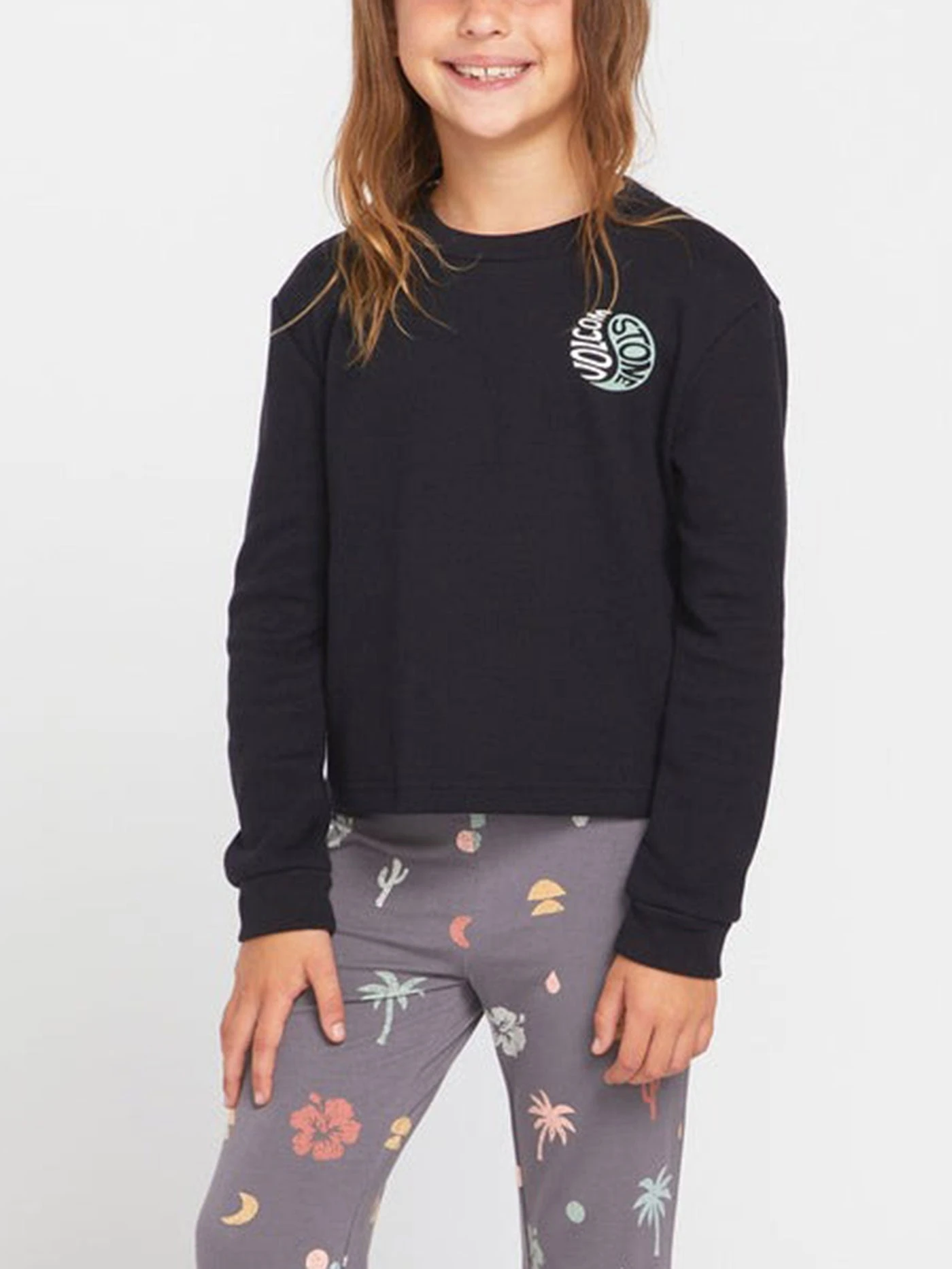 Thermality Long Sleeve T-Shirt (Girls 2-7)(Volcom Thermality Long Sleeve T Shirt Girls 2 7 Ho24) 1 Thermality Long Sleeve T-Shirt (Girls 2-7)(Volcom Thermality Long Sleeve T Shirt Girls 2 7 Ho24)