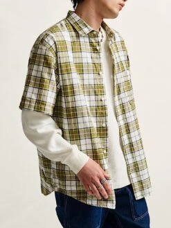 Lawson Plaid Short Sleeve Buttondown Shirt(Vans Lawson Plaid Short Sleeve Buttondown Shirt Su25) -ThinkEmpire Shop Lawson Solid Woven Shirt2 e0e48355 42bb 4f58 88e2 4a13e493d149