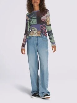 Ludlow Mesh Long Sleeve Top(Vans Ludlow Mesh Long Sleeve Top Women Su25) -ThinkEmpire Shop Ludlow Mesh Long Sleeve Top1