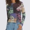 Ludlow Mesh Long Sleeve Top(Vans Ludlow Mesh Long Sleeve Top Women Su25)