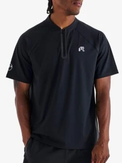 Perfomance Zip Blade Collar Polo(Malbon Perfomance Zip Blade Collar Polo Fa25)