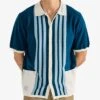 Gabbiano Tricot Short Sleeve Buttondown Shirt(Malbon Gabbiano Tricot Short Sleeve Buttondown Shirt Su25)