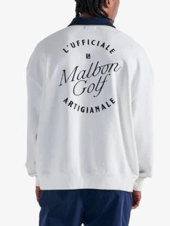 Artigianale Collared Sweater(Malbon Artigianale Collared Sweater Su25) -ThinkEmpire Shop M 9270 WHT 3