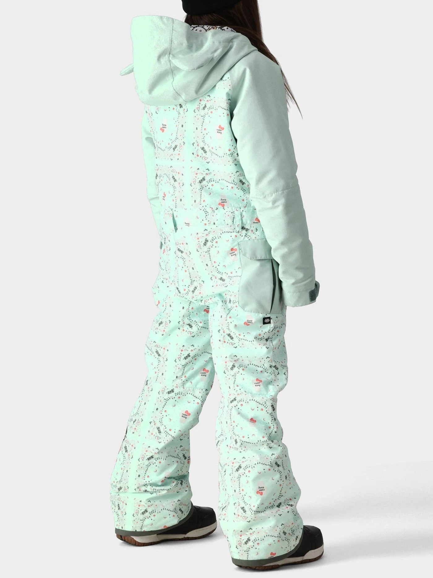 Hello Kitty Shine Insulated One Piece (Youth 7-14)(686 Hello Kitty Shine Insulated One Piece Youth 7 14 Wt25) 2 Hello Kitty Shine Insulated One Piece (Youth 7-14)(686 Hello Kitty Shine Insulated One Piece Youth 7 14 Wt25) - Image 2