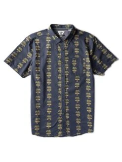 Atomic Palms Eco Short Sleeve Buttondown Shirt(Vissla Atomic Palms Eco Short Sleeve Buttondown Shirt Sp25)
