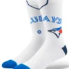 Stance X MLB Blue Jays Home Crew Socks(Stance Mlb Blue Jays Home Crew Socks Co)