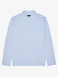 Lunedi Long Sleeve Buttondown Shirt(Malbon Lunedi Long Sleeve Buttondown Shirt Su25) 8 Lunedi Long Sleeve Buttondown Shirt(Malbon Lunedi Long Sleeve Buttondown Shirt Su25) -ThinkEmpire Shop M9268 BLU 1