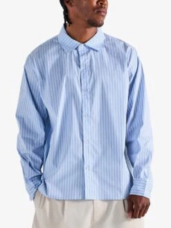 Lunedi Long Sleeve Buttondown Shirt(Malbon Lunedi Long Sleeve Buttondown Shirt Su25)