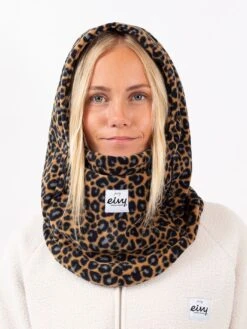 Mandy Fleece Leopard Balaclava(Eivy Mandy Fleece Leopard Balaclava Women Wt25)