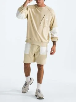 Terry Relaxed Crewneck Sweatshirt(The North Face Terry Relaxed Crewneck Sweatshirt Sp25) -ThinkEmpire Shop Mens Terry Relaxed Crew1