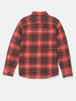 Caden Plaid Buttondown Shirt (Boys 7-14)(Volcom Caden Plaid Buttondown Shirt Boys 7 14 Ho24) 7 Caden Plaid Buttondown Shirt (Boys 7-14)(Volcom Caden Plaid Buttondown Shirt Boys 7 14 Ho24) -ThinkEmpire Shop NA156VB8 RED B