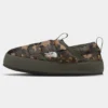 Thermoball Traction Mule II Brown Camo/Green Shoes (Kids)(The North Face Thermoball Traction Mule Ii Brown Camo New Taupe Green Shoes Kids Co)