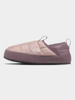 Thermoball Traction Mule II Pink Moss/Fawn Grey Shoes (Kids)(The North Face Thermoball Traction Mule Shoes Oic Kids Co)