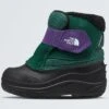 Alpenglow II Evergreen/Peak Purple Winter Boots (Kids)(The North Face Alpenglow Ii Evergreen Peak Purple Winter Boots Kids Wt25)