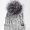 Oh Mega Fur Pom Beanie (Youth 7-14)(The North Face Oh Mega Fur Pom Snowboard Beanie Youth 7 14 Co)