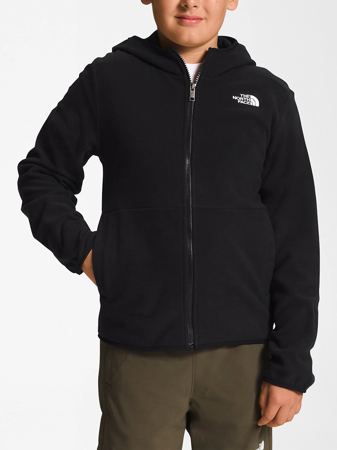 Glacier Full Zip Hooded Polar Fleece (Boys 7-14)(The North Face Glacier Full Zip Hooded Polar Fleece Kids Co) 1 Glacier Full Zip Hooded Polar Fleece (Boys 7-14)(The North Face Glacier Full Zip Hooded Polar Fleece Kids Co)