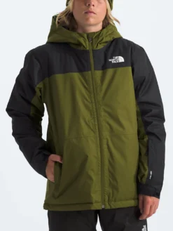Freedom Insulated Jacket (Youth)(The North Face Freedom Insulated Jacket Youth Wt25) -ThinkEmpire Shop NF0A88TZRMO in Forest OliveTNF B